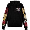 shanks Zip Hoodie Front Mockup - Anime Gifts Store