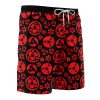 sharingan Hawaiian Swim Trunks Board Shorts side Knot - Anime Gifts Store