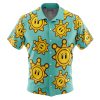 shine sprite Button Up Hawaiian Shirt front new - Anime Gifts Store