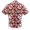 skull Button Up Hawaiian Shirt back 1 - Anime Gifts Store