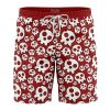 skull Hawaiian Swim Trunks Board Shorts Knot - Anime Gifts Store