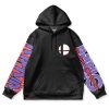 smash Flat Hoodie front - Anime Gifts Store