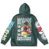 snorlax Flat Hoodie back 2 - Anime Gifts Store