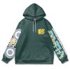 snorlax Flat Hoodie front 1 - Anime Gifts Store