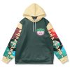 snorlax Flat Hoodie front - Anime Gifts Store