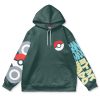 snorlax Flat Hoodie front 2 - Anime Gifts Store