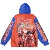 songoku Flat Hoodie back - Anime Gifts Store