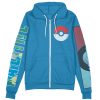 squirtle Zip Hoodie Front Mockup - Anime Gifts Store