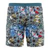 steeltype Hawaiian Swim Trunks Board Shorts back - Anime Gifts Store