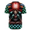 tanjiro Baseball Jersey back - Anime Gifts Store