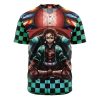 tanjiro Baseball Jersey front - Anime Gifts Store