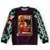 tanjiro Flat Sweatshirt front - Anime Gifts Store