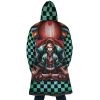 tanjiro Hooded Cloak Coat back - Anime Gifts Store