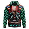 tanjiro Hoodie front - Anime Gifts Store