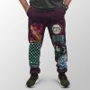 tanjiro Sweatpants Person Mockup - Anime Gifts Store