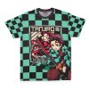 tanjirohaori shirt front - Anime Gifts Store