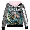 tengen Zip Hoodie Back Mockup - Anime Gifts Store