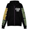 thorkell Zip Hoodie Front Mockup - Anime Gifts Store