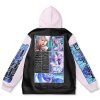 toshiro Flat Hoodie back - Anime Gifts Store