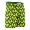 triforce Hawaiian Swim Trunks Board Shorts side Knot - Anime Gifts Store