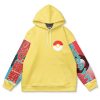 typhlosion Flat Hoodie front - Anime Gifts Store