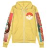 typhlosion Zip Hoodie Front Mockup - Anime Gifts Store