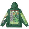 tyranitar Flat Hoodie back - Anime Gifts Store