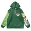 tyranitar Flat Hoodie front - Anime Gifts Store