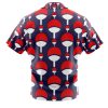 uchiha Button Up Hawaiian Shirt back - Anime Gifts Store