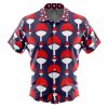 uchiha Button Up Hawaiian Shirt front - Anime Gifts Store