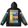 umbreon Flat Hoodie back - Anime Gifts Store