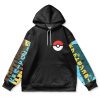 umbreon Flat Hoodie front - Anime Gifts Store