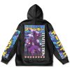 umbreon2 Flat Hoodie back - Anime Gifts Store