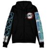 urokodaki Zip Hoodie Front Mockup 1 - Anime Gifts Store