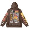 usopp Flat Hoodie back - Anime Gifts Store