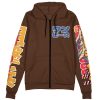 usopp Zip Hoodie Front Mockup - Anime Gifts Store