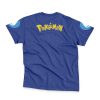 vaporeon Streetwear T Shirt Back wrinkly - Anime Gifts Store