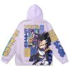 vegeta Flat Hoodie back 1 1 - Anime Gifts Store