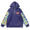 vegeta Flat Hoodie front - Anime Gifts Store