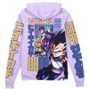 vegeta Zip Hoodie Back Mockup 1 - Anime Gifts Store