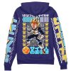 vegeta Zip Hoodie Back Mockup 2 - Anime Gifts Store