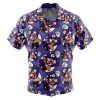 waluigi Button Up Hawaiian Shirt front new - Anime Gifts Store