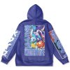 water Flat Hoodie back - Anime Gifts Store