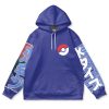 water Flat Hoodie front - Anime Gifts Store