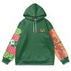 yoshi Flat Hoodie front - Anime Gifts Store