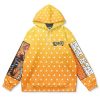 zenitsuhaori Flat Hoodie front - Anime Gifts Store