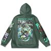 zoro Flat Hoodie back - Anime Gifts Store