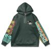 zoro Flat Hoodie front 1 - Anime Gifts Store