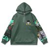 zoro Flat Hoodie front - Anime Gifts Store