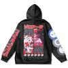 zoroark Flat Hoodie back - Anime Gifts Store